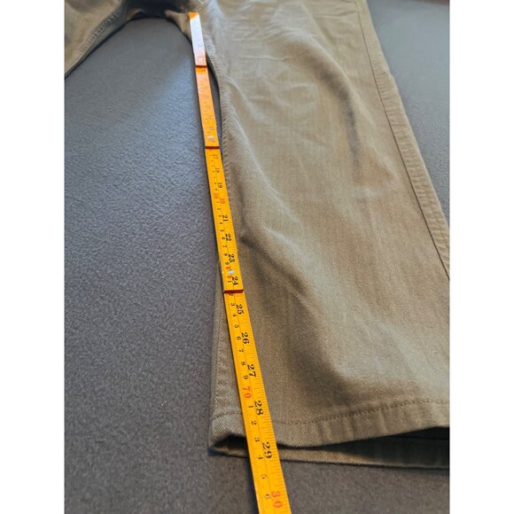 Dockers Slim Tapered Men’s Khaki Pants 36x30 Stretch Cotton Blend, Herringbone - Picture 8 of 9